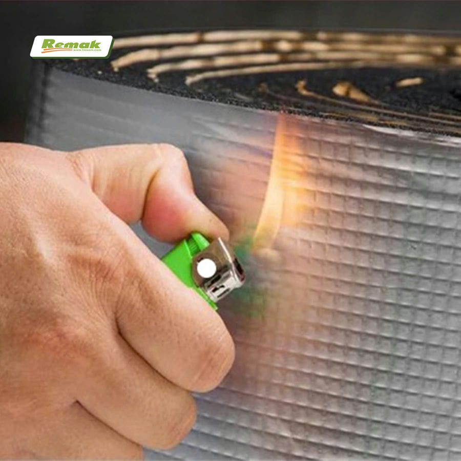 Cao su lưu hóa có bạc keo không cháy
