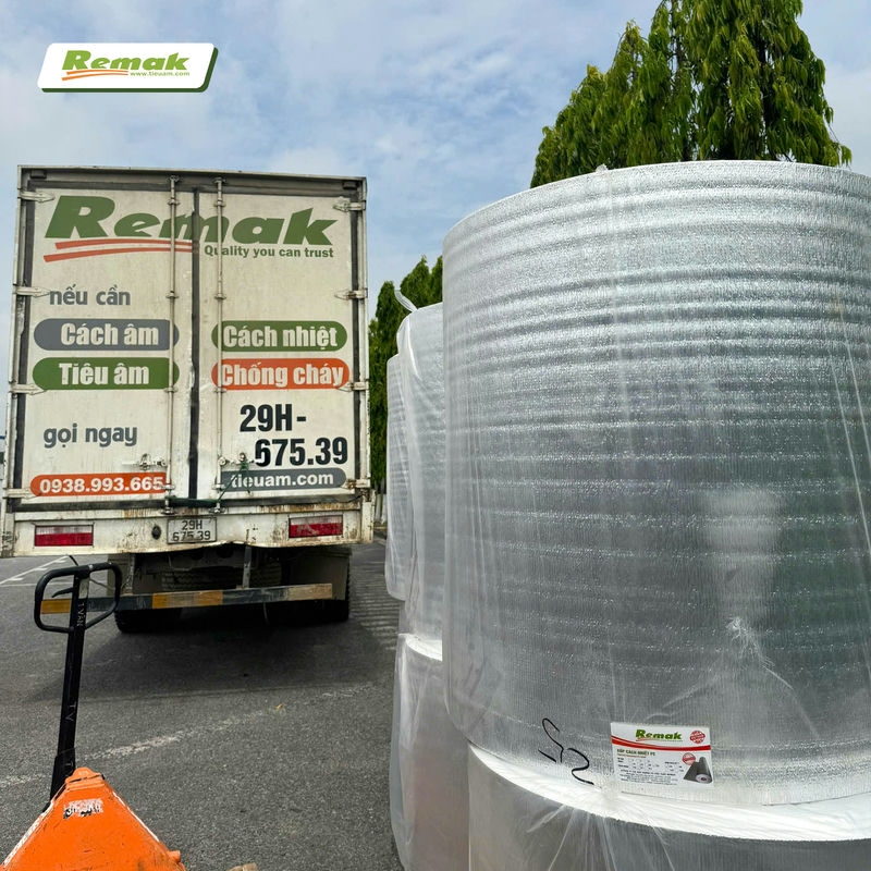 Dự án Sumitomo chọn xốp cách nhiệt Remak® PE-OPP cho hệ thống HVAC 6 Xốp cách nhiệt Pe-OPP Remak (3)